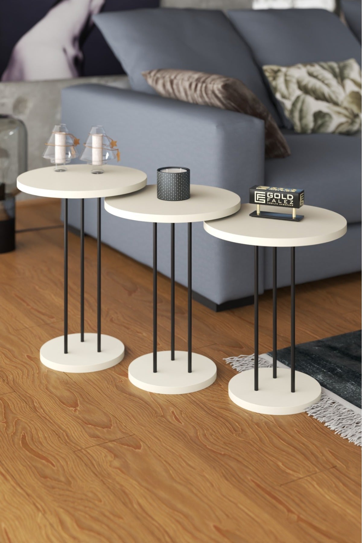 Zigon Sehpa Terra 3 Lü Set