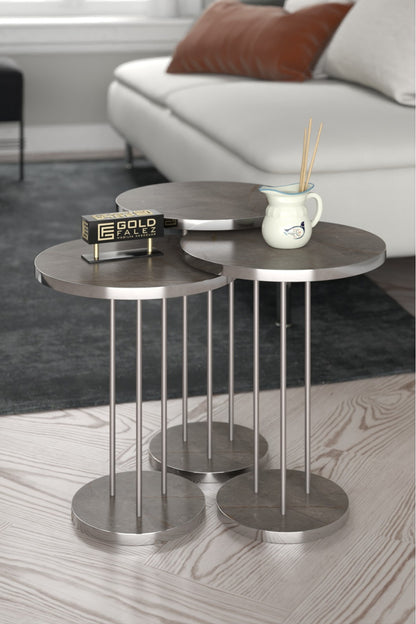 Zigon Sehpa Terra 3 Lü Set