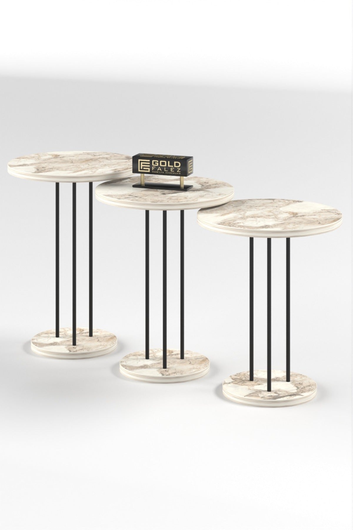 Zigon Sehpa Terra 3 Lü Set